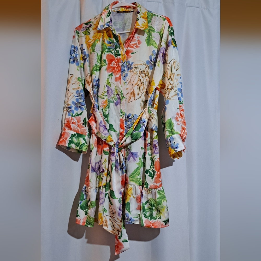 Zara Multicolor Floral Dress